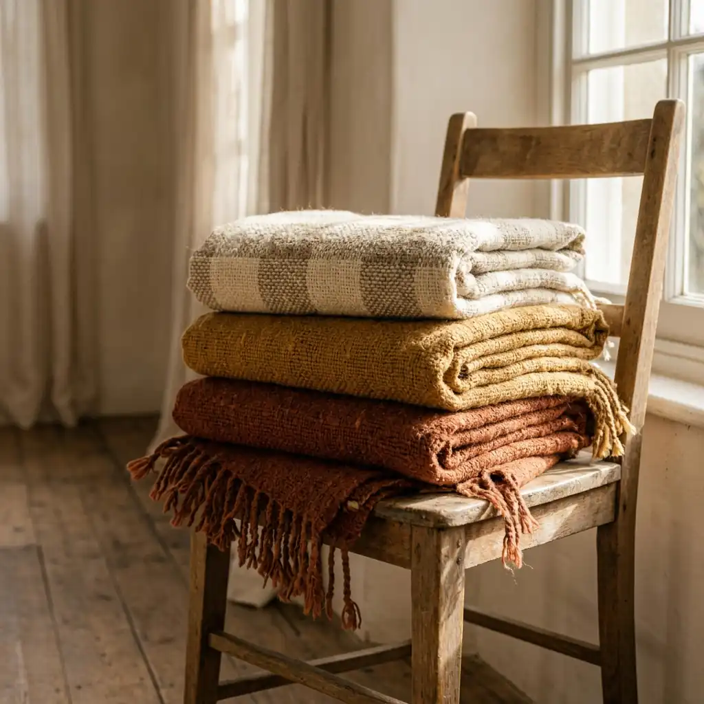 Opening frame of a launch video for the new autumn throws